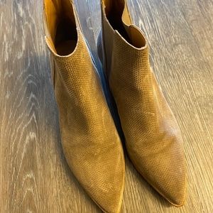 Marc fisher beige booties!